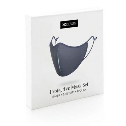 Protective Mask Set, темно-синий